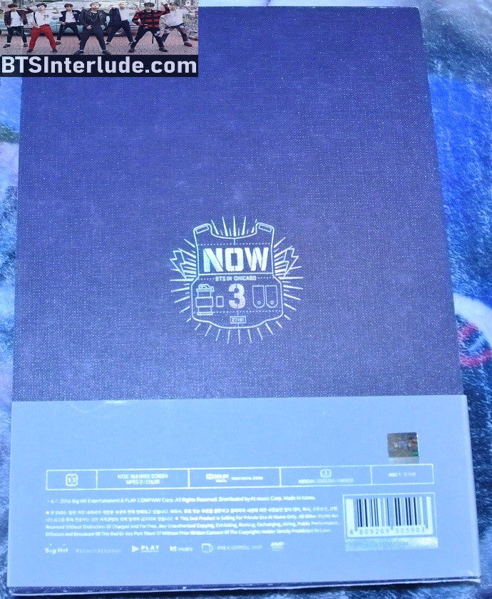 BTS BOOK OFFICIAL GROUP NOW 3 CHICAGO JUNGKOOK V JIMIN RM J-HOPE SUGA JIN OFFICIAL MERCHANDISE