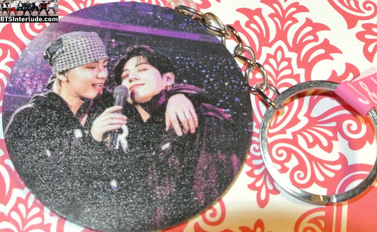 BTS KEYCHAIN ACRYLIC SUB-UNIT V KIM TAEHYUNG JEON JUNGKOOK ARIRANG CONCERT KEYRING KEY CHAIN RING