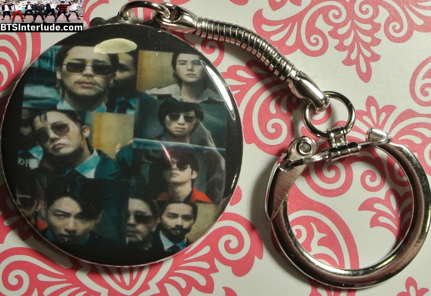 BTS KEYCHAIN BUTTON GROUP ARIRANG 2.0 MUSIC VIDEO 방탄소년단 JUNGKOOK V JIMIN RM J-HOPE SUGA JIN KEYRING KEY CHAIN RING