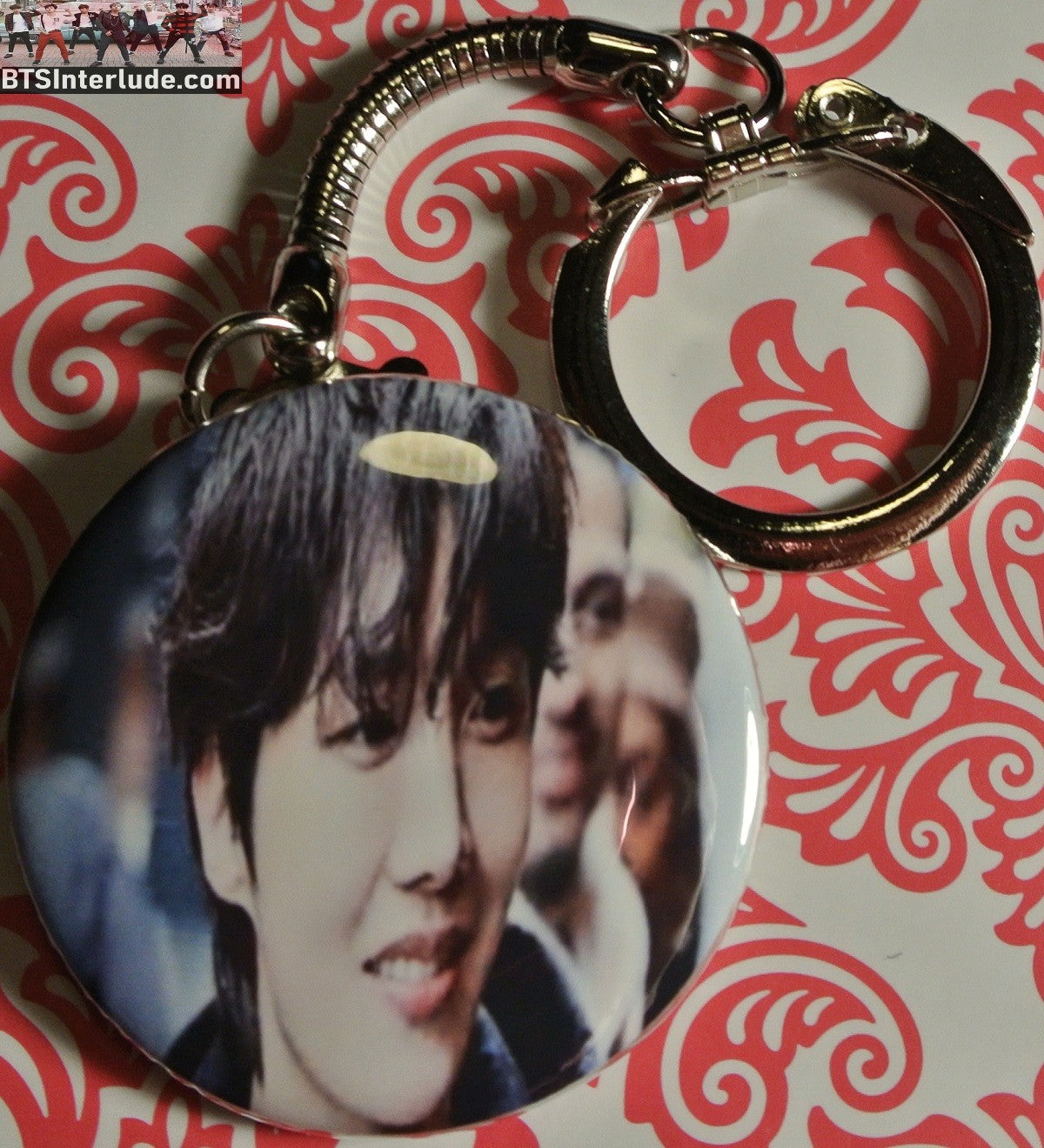 BTS KEYCHAIN BUTTON J-HOPE JUNG HOSEOK 정호석 HOPE ON THE STREET CLOSEUP KEYRING KEY RING CHAIN
