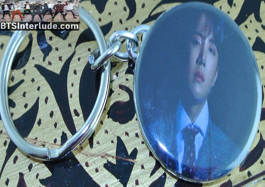 BTS KEYCHAIN BUTTON J-HOPE JUNG HOSEOK 정호석 MOTS 7 MAP OF THE SOUL TEA KEYRING KEY RING CHAIN