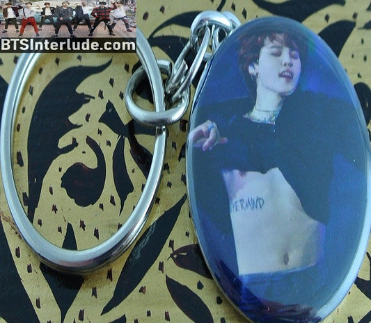 BTS KEYCHAIN BUTTON PARK JIMIN 박지민 BUSAN CONCERT NEVERMIND TATTOO KEYRING KEY CHAIN RING