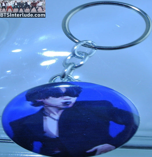 BTS KEYCHAIN BUTTON PARK JIMIN 박지민 FAKE LOVE PERMISSION TO DANCE KEYRING KEY CHAIN RING