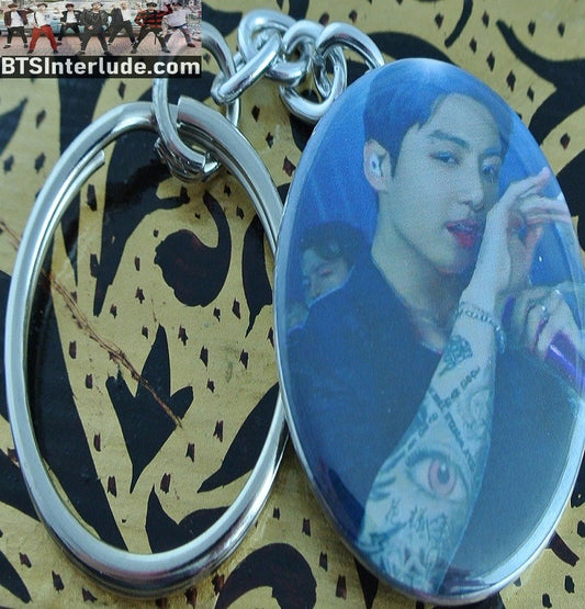 BTS KEYCHAIN BUTTON JEON JUNGKOOK 전정국 BUTTER BRIDGE KEYRING KEY CHAIN RING