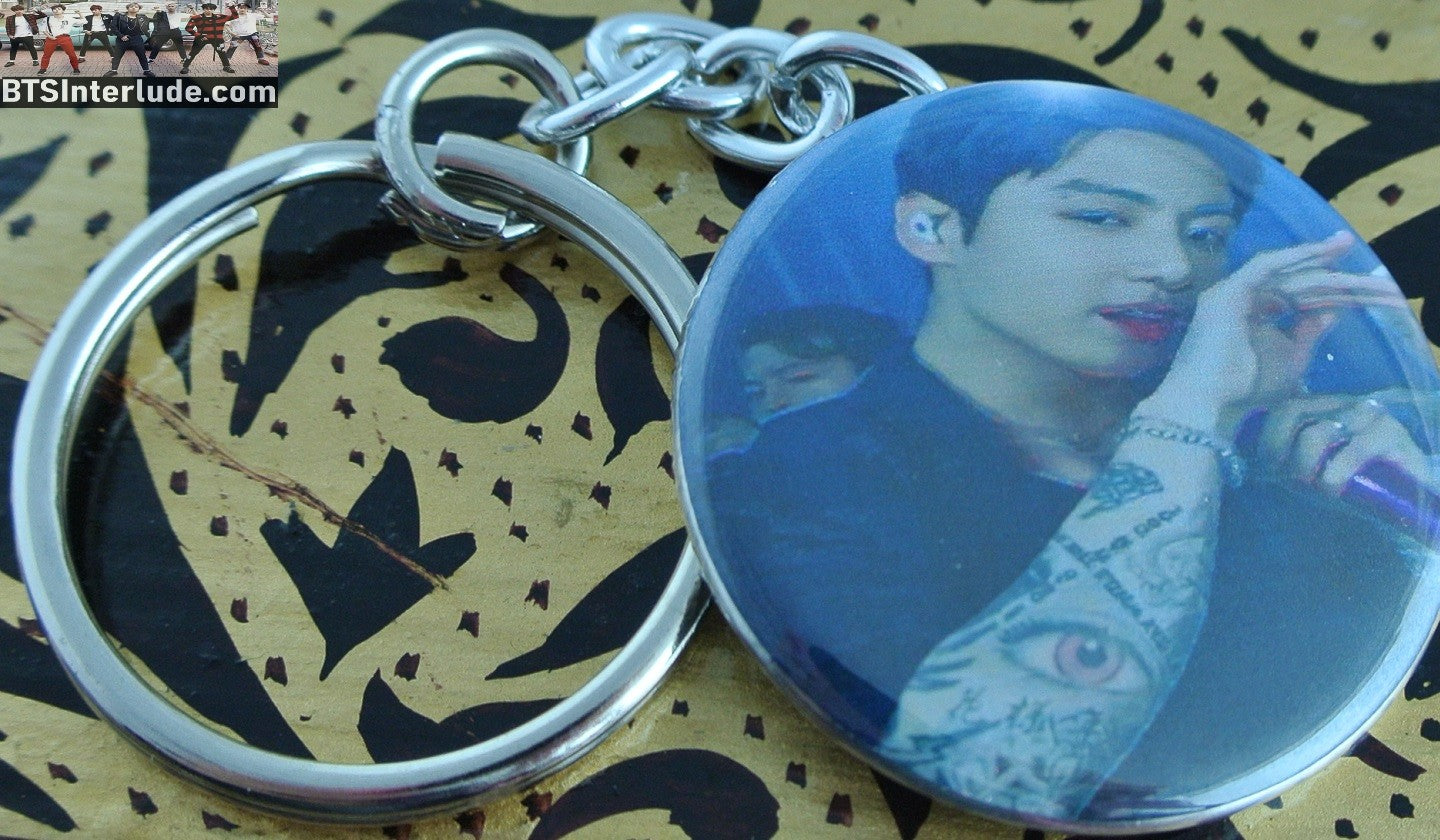 BTS KEYCHAIN BUTTON JEON JUNGKOOK 전정국 BUTTER BRIDGE KEYRING KEY CHAIN RING