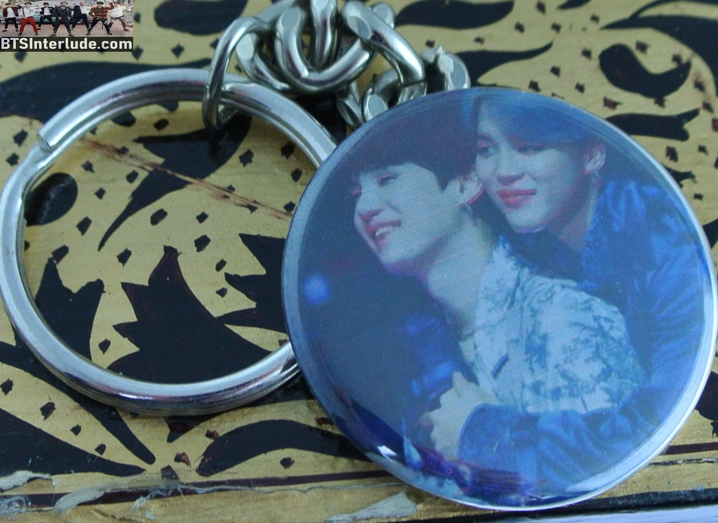 BTS KEYCHAIN BUTTON SUB-UNIT PARK JIMIN BACK HUGGING SUGA MIN YOONGI KEYRING KEY CHAIN RING
