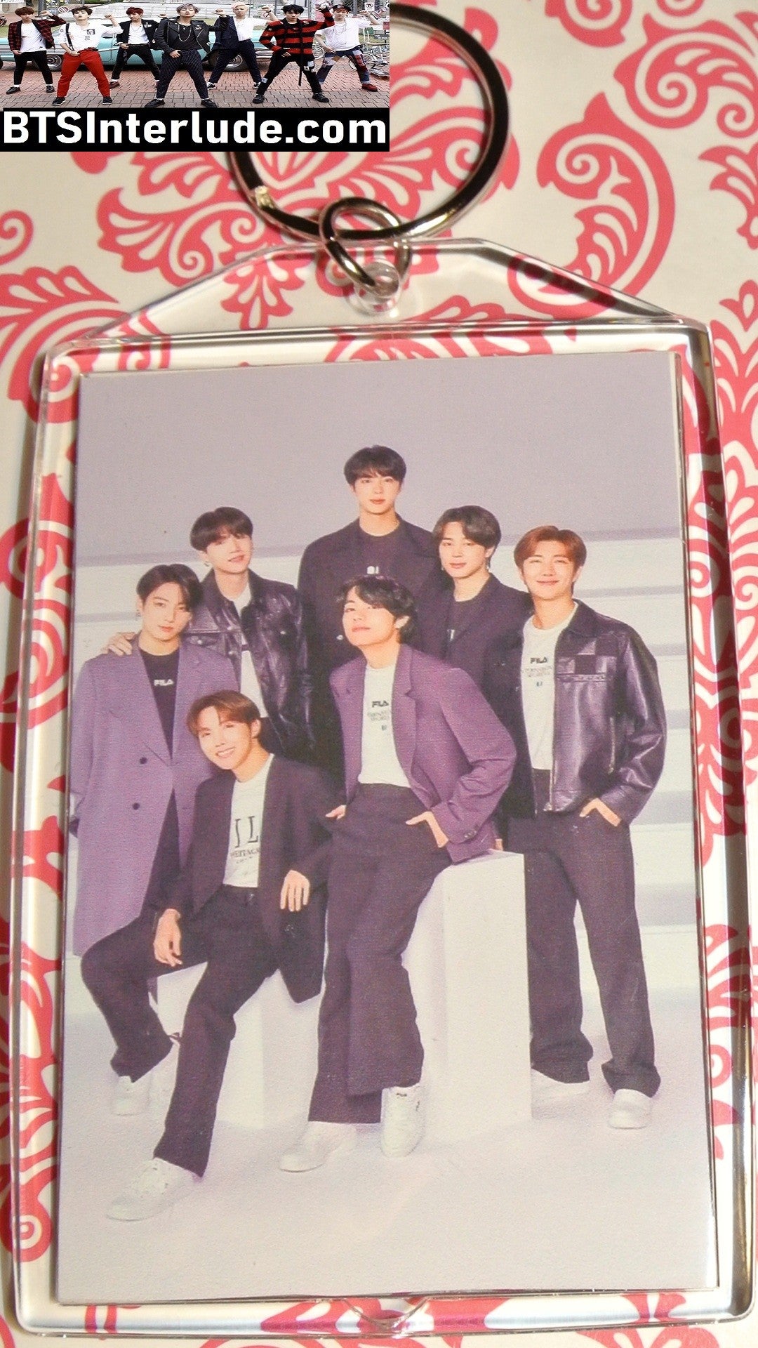 BTS KEYCHAIN ACRYLIC GROUP BANGTAN 방탄소년단 BLUE PURPLE LARGE SNAP JUNGKOOK V JIMIN RM J-HOPE SUGA JIN KEYRING KEY CHAIN RING LIMITED EDITION