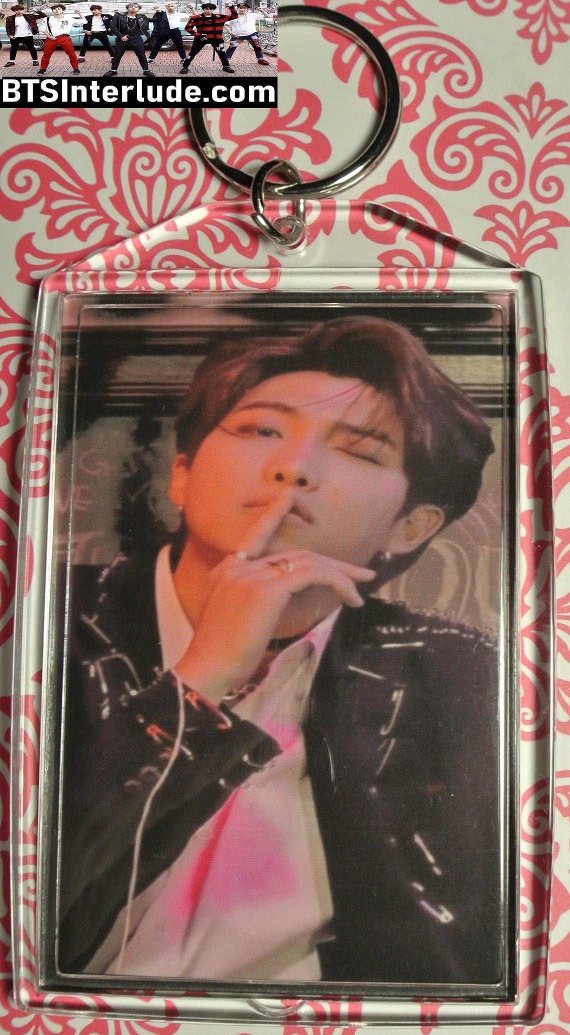 BTS KEYCHAIN ACRYLIC RM KIM NAMJOON 김남준 SEXY PRAYER KEYRING KEY CHAIN RING