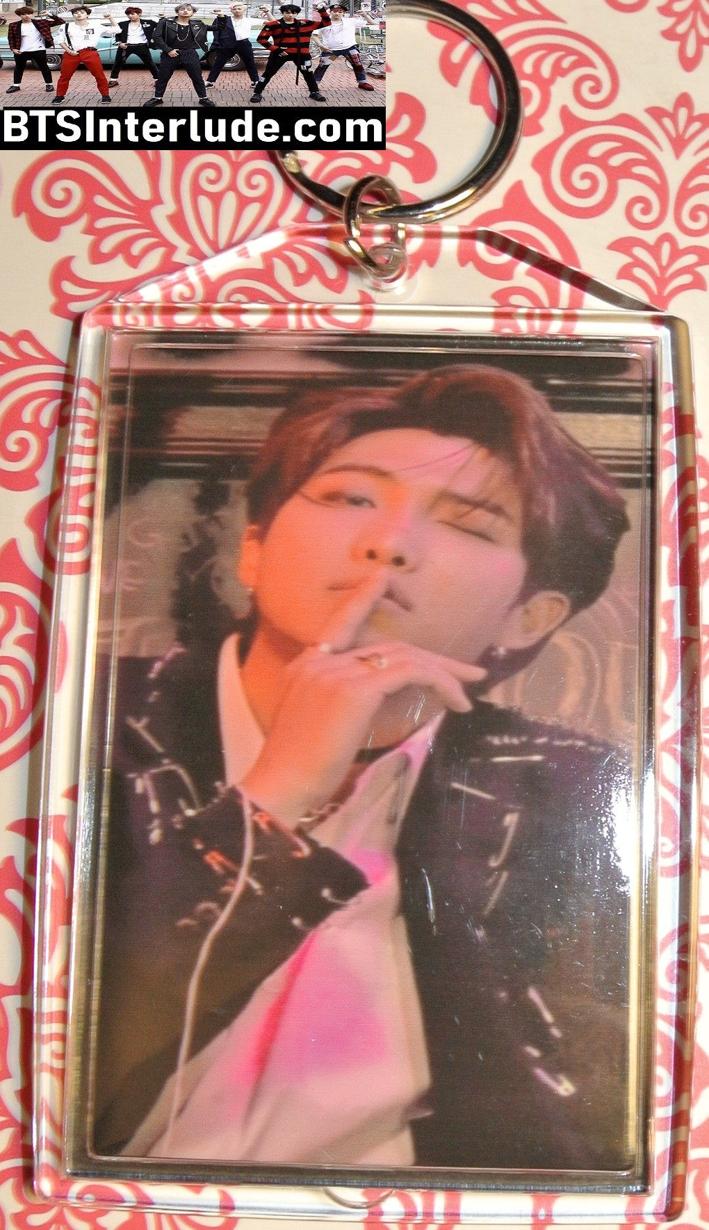BTS KEYCHAIN ACRYLIC RM KIM NAMJOON 김남준 SEXY PRAYER KEYRING KEY CHAIN RING