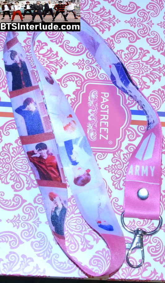 BTS LANYARD MOTS PERSONA MAP OF THE SOUL CLIP JUNGKOOK V JIMIN RM J-HOPE SUGA JIN LIMITED EDITION