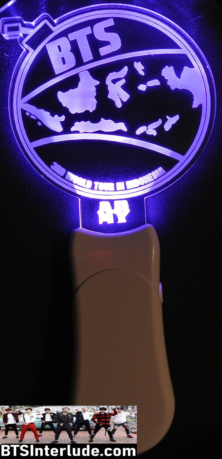 BTS LIGHT UP GROUP OT7 방탄소년단 JUNGKOOK V JIMIN RM J-HOPE SUGA JIN BANNER SLOGAN LIMITED EDITION