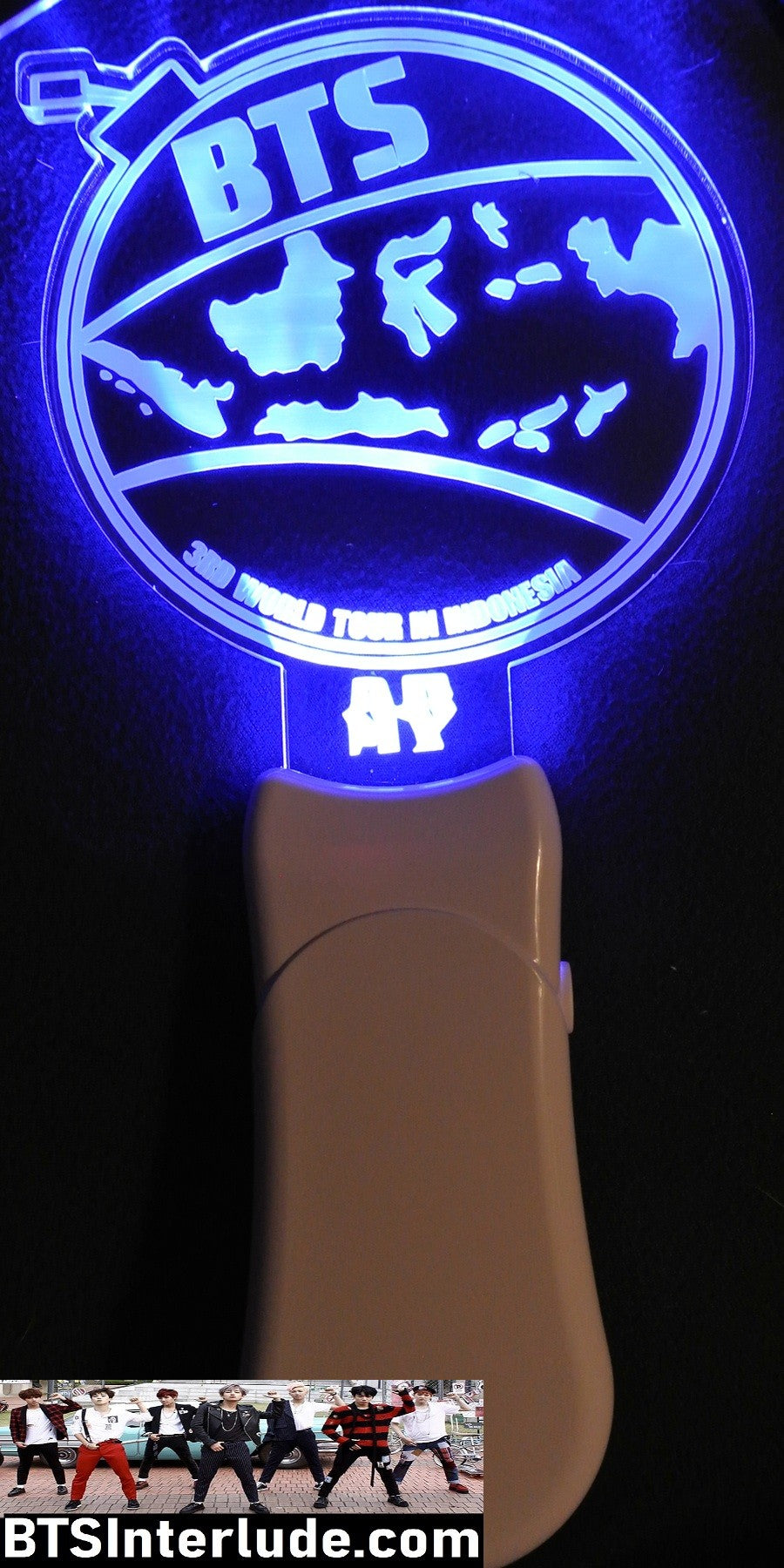 BTS LIGHT UP GROUP OT7 방탄소년단 JUNGKOOK V JIMIN RM J-HOPE SUGA JIN BANNER SLOGAN LIMITED EDITION