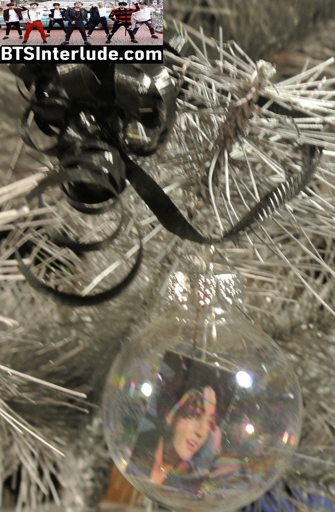 BTS CHRISTMAS ORNAMENT GLASS 1.75 INCH JEON JUNGKOOK 전정국 2019 LOTTE CONCERT LIMITED EDITION