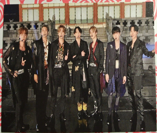 BTS PHOTOCARD FANSITE GROUP IDOL PERFORMANCE AT PALACE 2 SIDED JUNGKOOK V JIMIN RM J-HOPE SUGA JIN