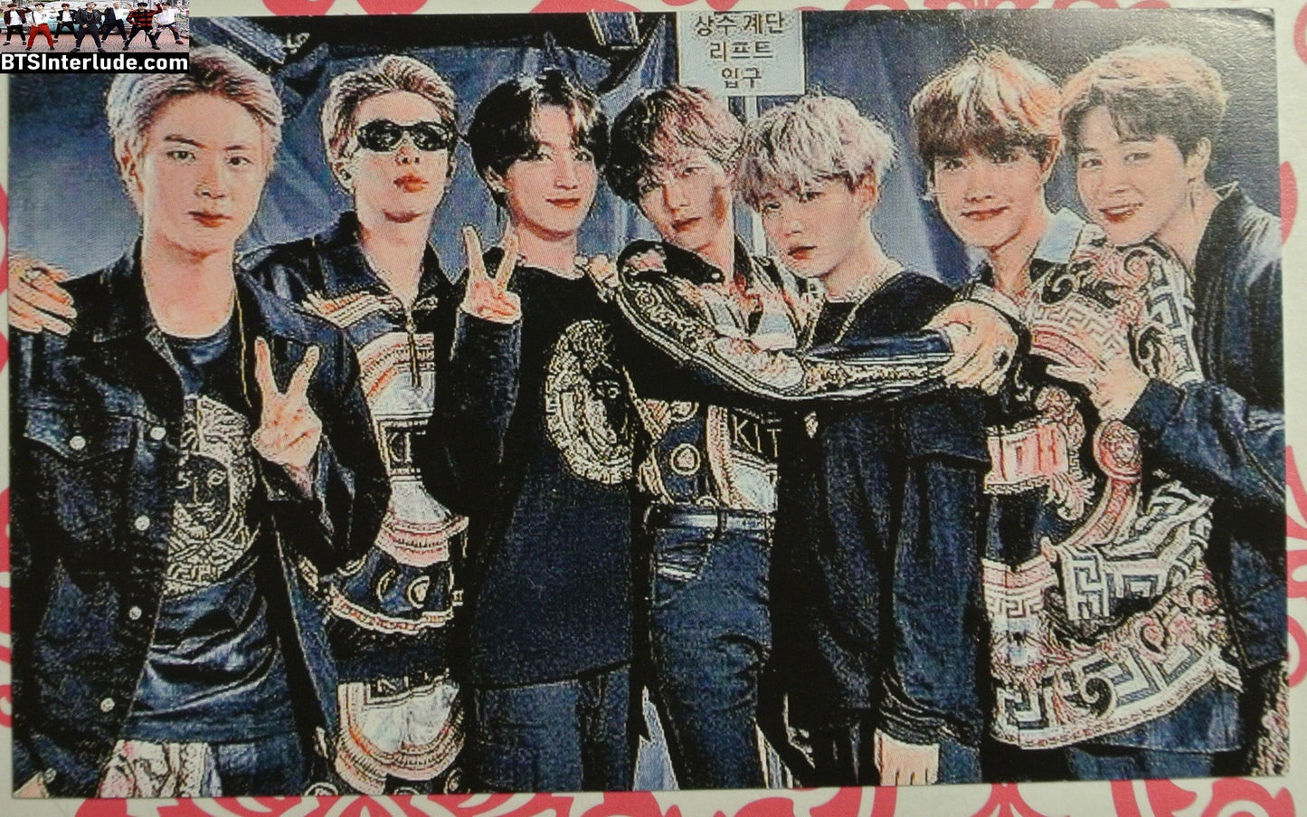 BTS PHOTOCARD FANSITE GROUP 방탄소년단 5TH MUSTER BACKSTAGE JUNGKOOK V JIMIN RM J-HOPE SUGA JIN LIMITED EDITION