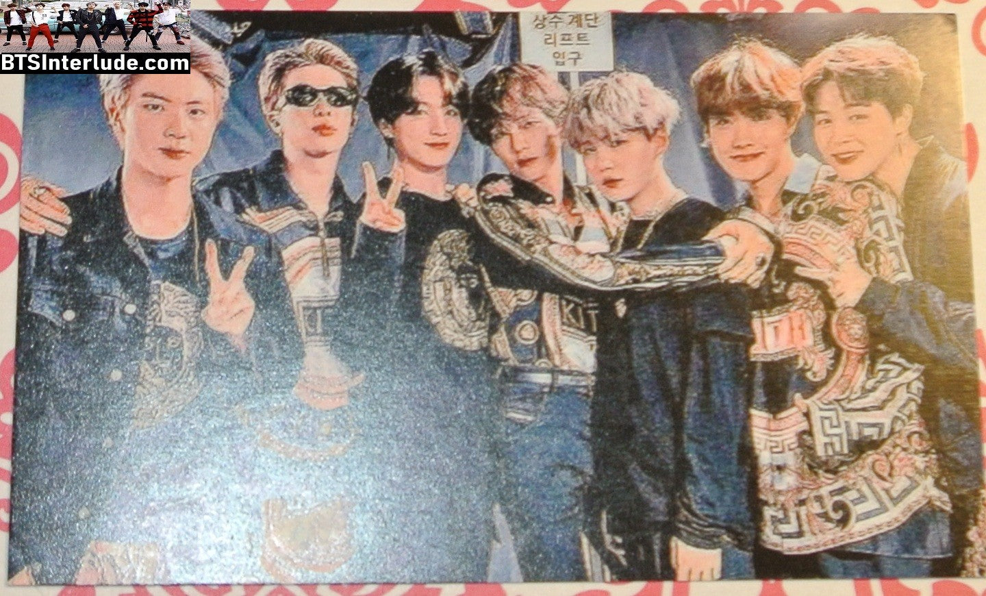 BTS PHOTOCARD FANSITE GROUP 방탄소년단 5TH MUSTER BACKSTAGE JUNGKOOK V JIMIN RM J-HOPE SUGA JIN LIMITED EDITION