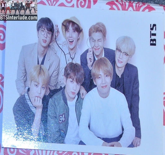BTS PHOTOCARD FANSITE GROUP BTS WORLD ERA JUNGKOOK V JIMIN RM J-HOPE SUGA JIN LIMITED EDITION