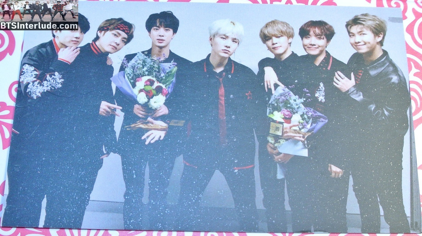 BTS PHOTOCARD FANSITE GROUP MIC DROP CYPHERWOOKY FANSITE JUNGKOOK V JIMIN RM J-HOPE SUGA JIN LIMITED EDITION