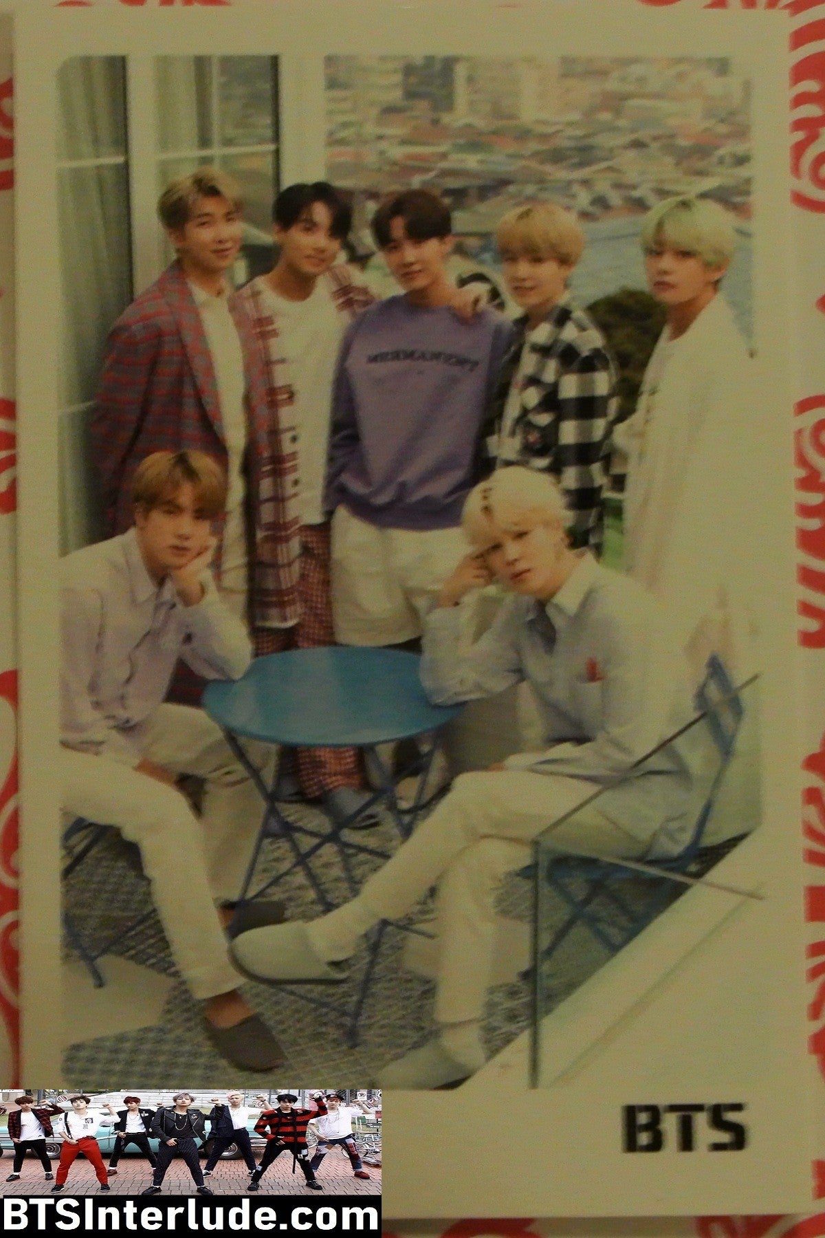 BTS PHOTOCARD FANSITE GROUP 방탄소년단 DICON WHITE TABLE JUNGKOOK V JIMIN RM J-HOPE SUGA JIN LIMITED EDITION