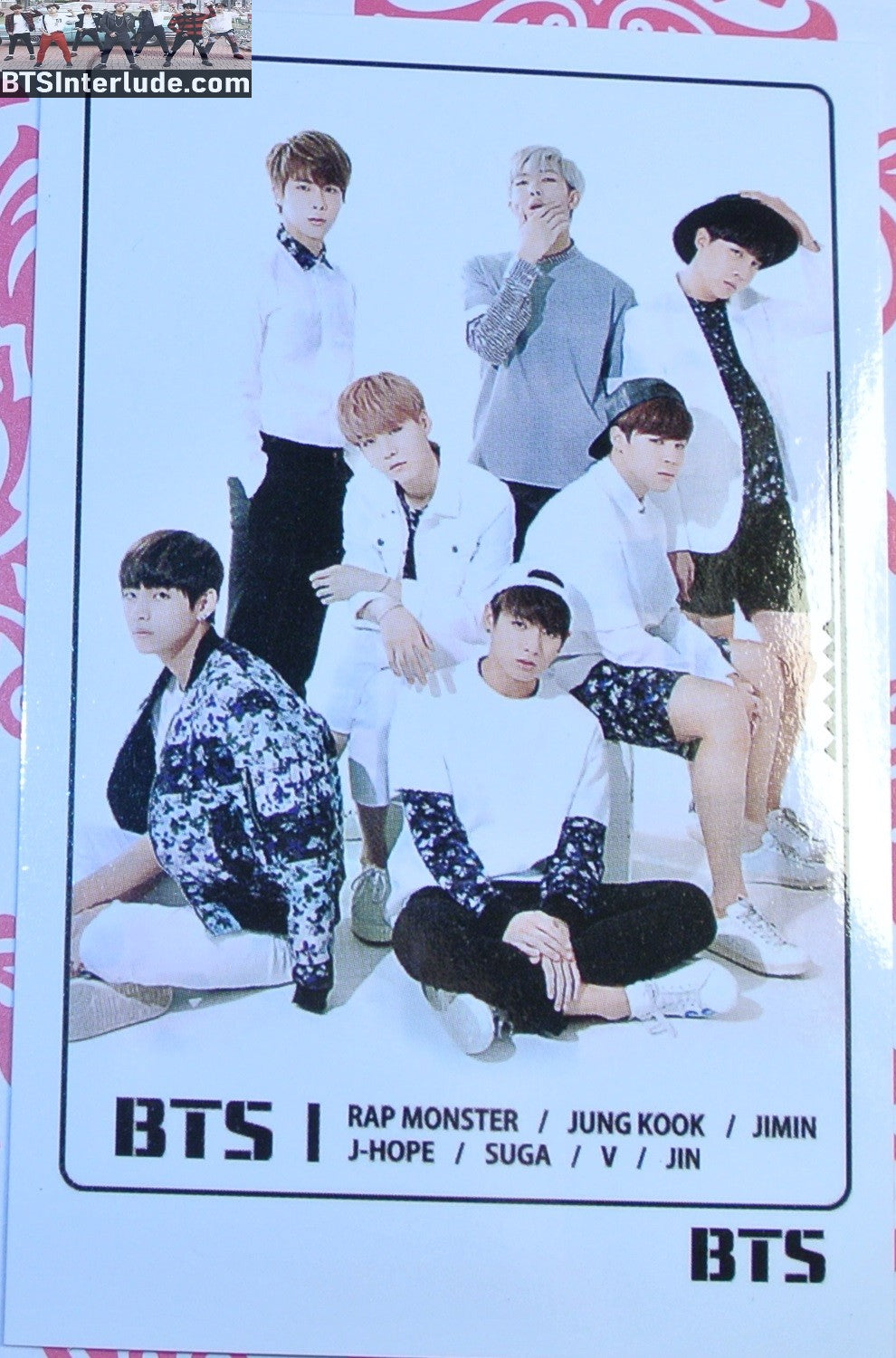BTS PHOTOCARD FANSITE GROUP FOR YOU JAPAN JUNGKOOK V JIMIN RM J-HOPE SUGA JIN LIMITED EDITION