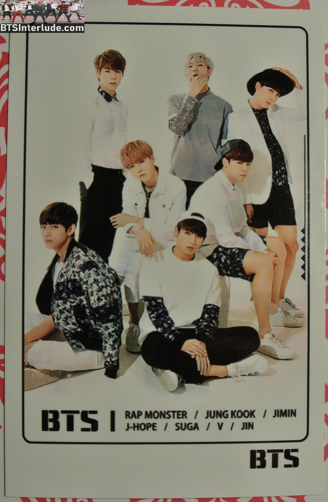 BTS PHOTOCARD FANSITE GROUP FOR YOU JAPAN JUNGKOOK V JIMIN RM J-HOPE SUGA JIN LIMITED EDITION
