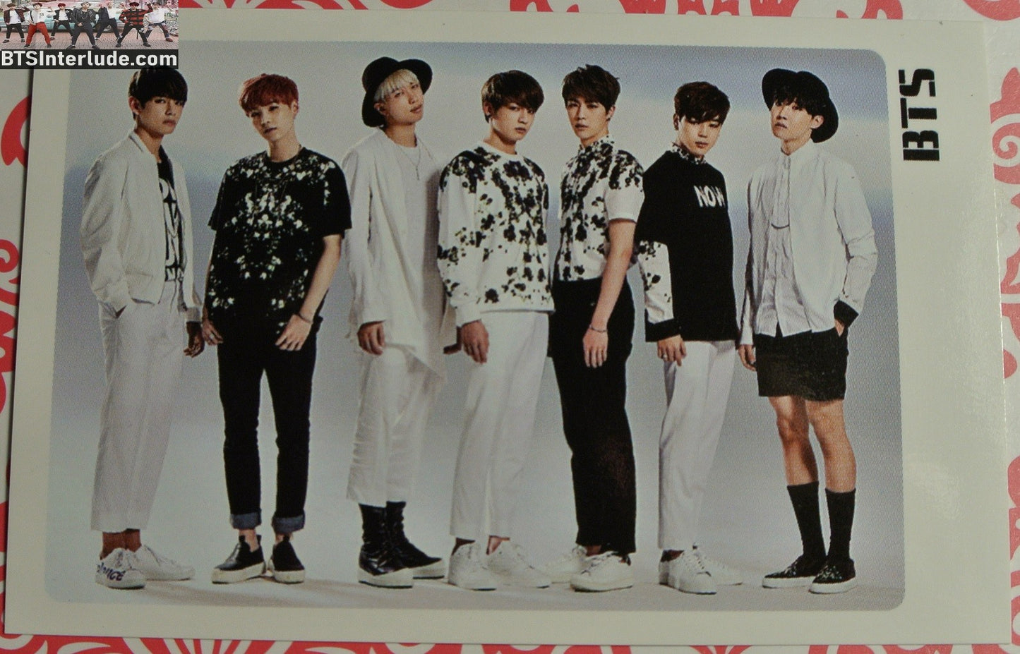 BTS PHOTOCARD FANSITE GROUP FOR YOU JAPAN STANDING JUNGKOOK V JIMIN RM J-HOPE SUGA JIN LIMITED EDITION