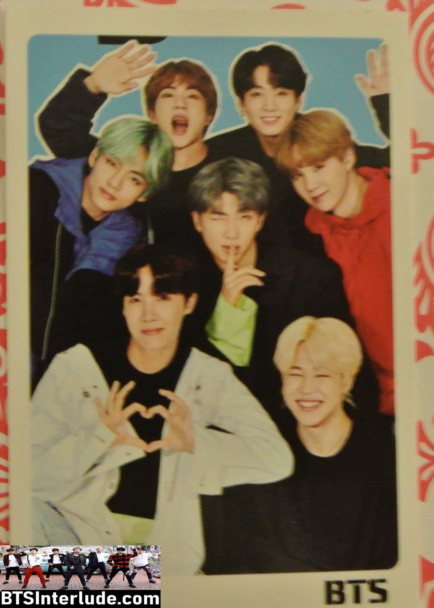 BTS PHOTOCARD FANSITE GROUP 방탄소년단 MAGAZINE COVER JUNGKOOK V JIMIN RM J-HOPE SUGA JIN LIMITED EDITION