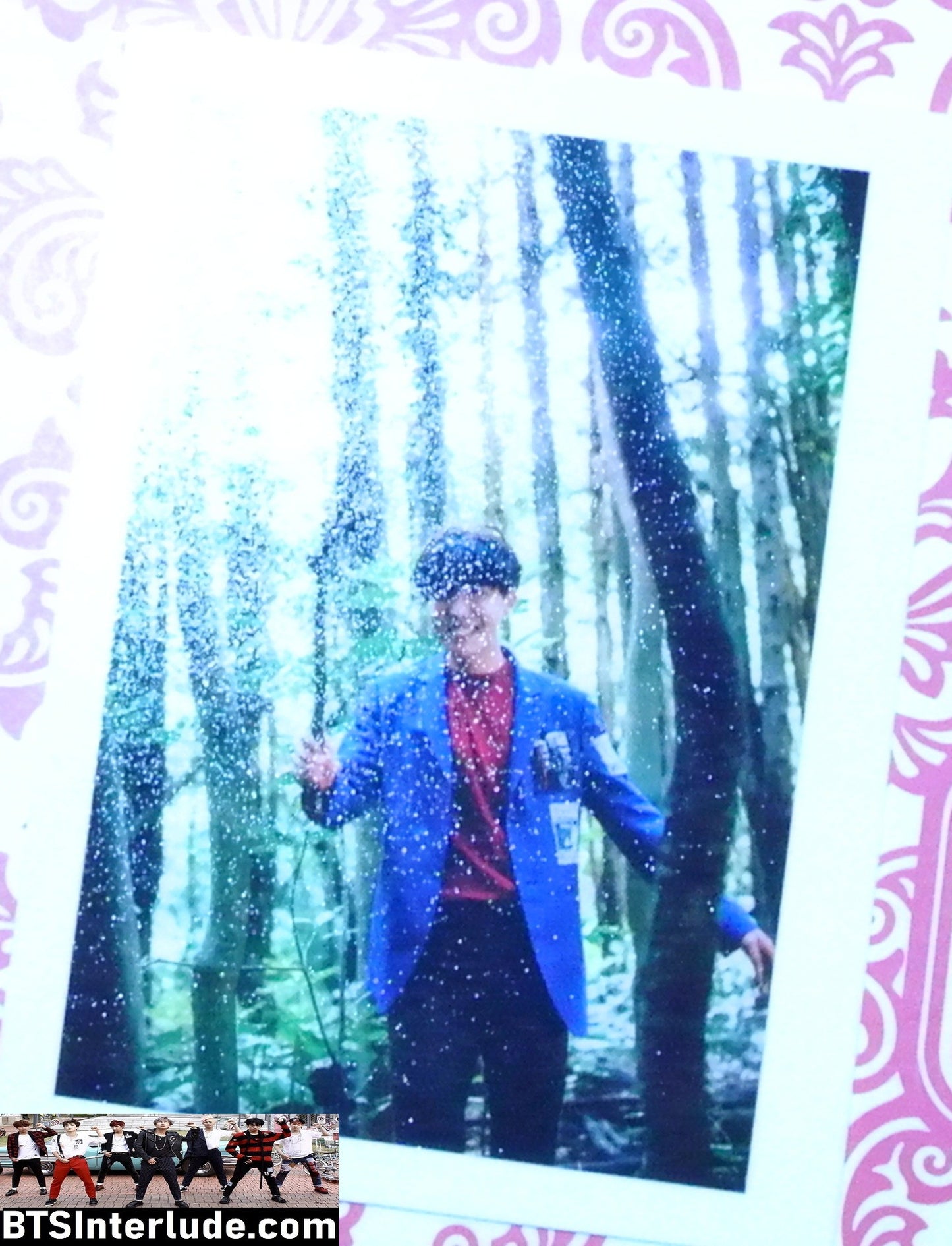 BTS PHOTOCARD FANSITE J-HOPE JUNG HOSEOK 정호석 HOBI FOREST YOU NEVER WALK ALONE PHOTO CARD PC