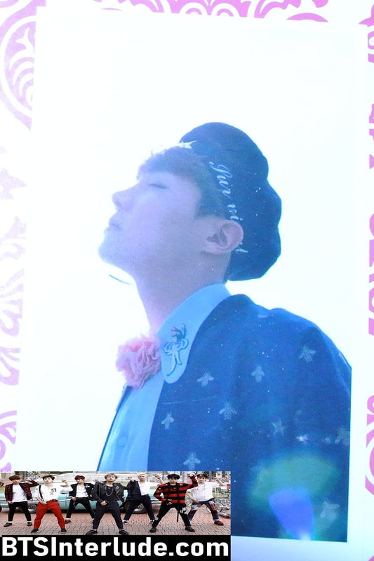 BTS PHOTOCARD FANSITE J-HOPE JUNG HOSEOK 정호석 HOBI BERET PROFILE YOUNG FOREVER PHOTO CARD PC