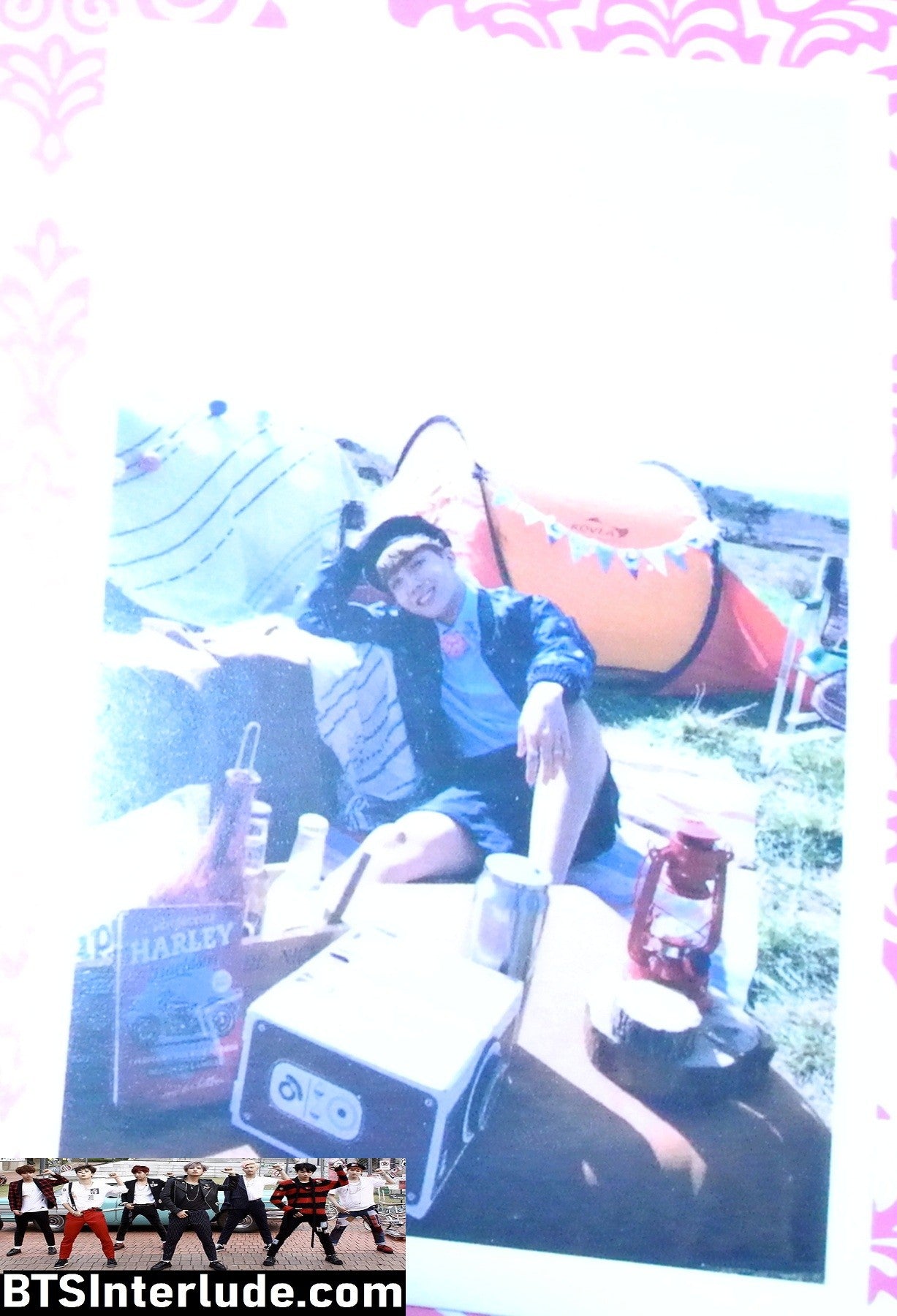 BTS PHOTOCARD FANSITE J-HOPE JUNG HOSEOK 정호석 HOBI CAMPSITE YOUNG FOREVER PHOTO CARD PC
