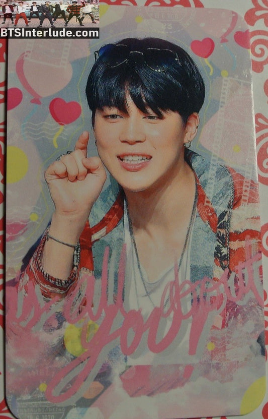 BTS PHOTOCARD FANSITE PARK JIMIN  박지민 KIEL1 FANSITE ALL ABOUT YOU PHOTO CARD