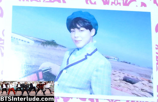 BTS PHOTOCARD FANSITE PARK JIMIN 박지민 BLUE BERET YOUNG FOREVER PHOTO CARD PC