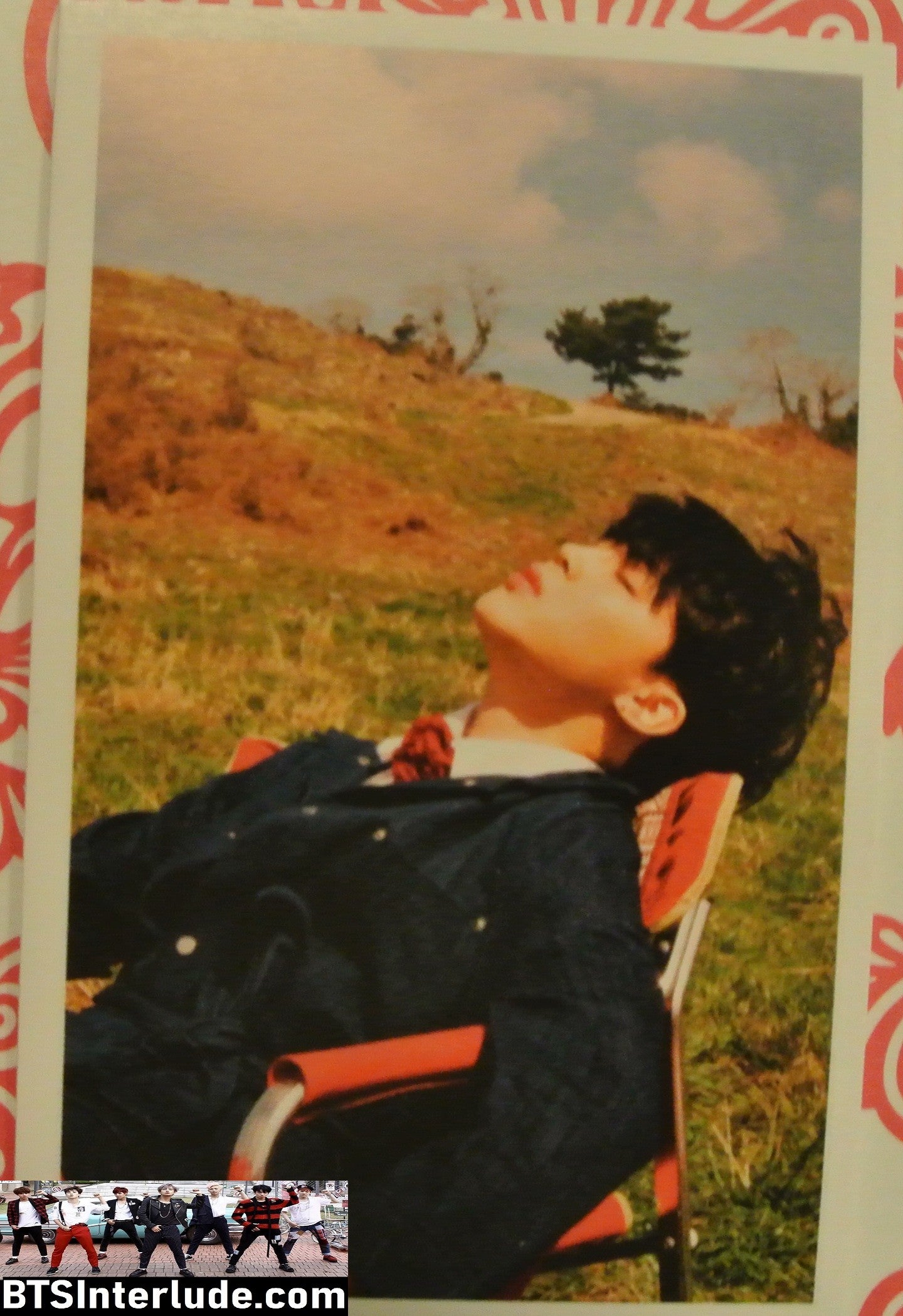 BTS PHOTOCARD FANSITE PARK JIMIN 박지민 PROFILE LAWN CHAIR YOUNG FOREVER PHOTO CARD PC