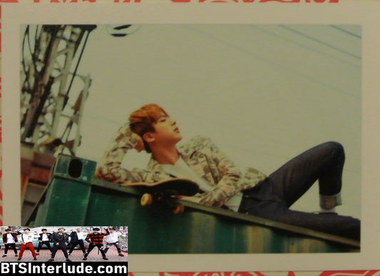 BTS PHOTOCARD FANSITE JIN KIM SEOKJIN 김석진 TOP OF TRAIN RUN ERA PHOTO CARD PC