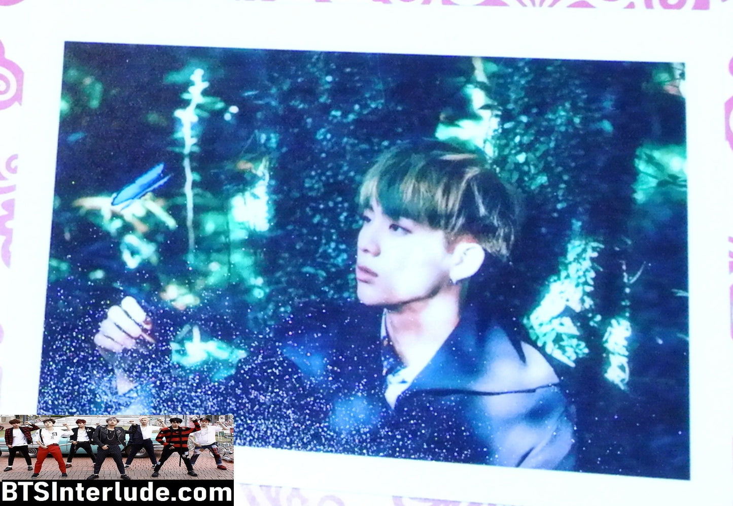 BTS PHOTOCARD FANSITE JIN KIM SEOKJIN 김석진 FOREST HORIZONTAL YOU NEVER WALK ALONE PHOTO CARD PC