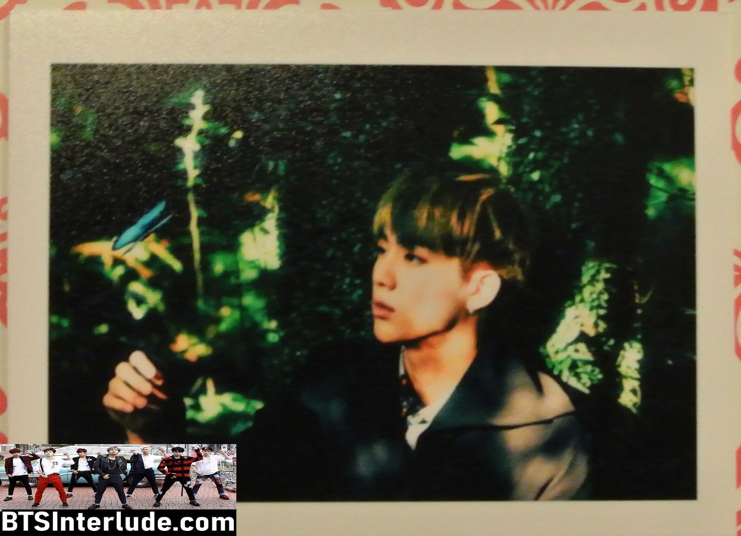 BTS PHOTOCARD FANSITE JIN KIM SEOKJIN 김석진 FOREST HORIZONTAL YOU NEVER WALK ALONE PHOTO CARD PC