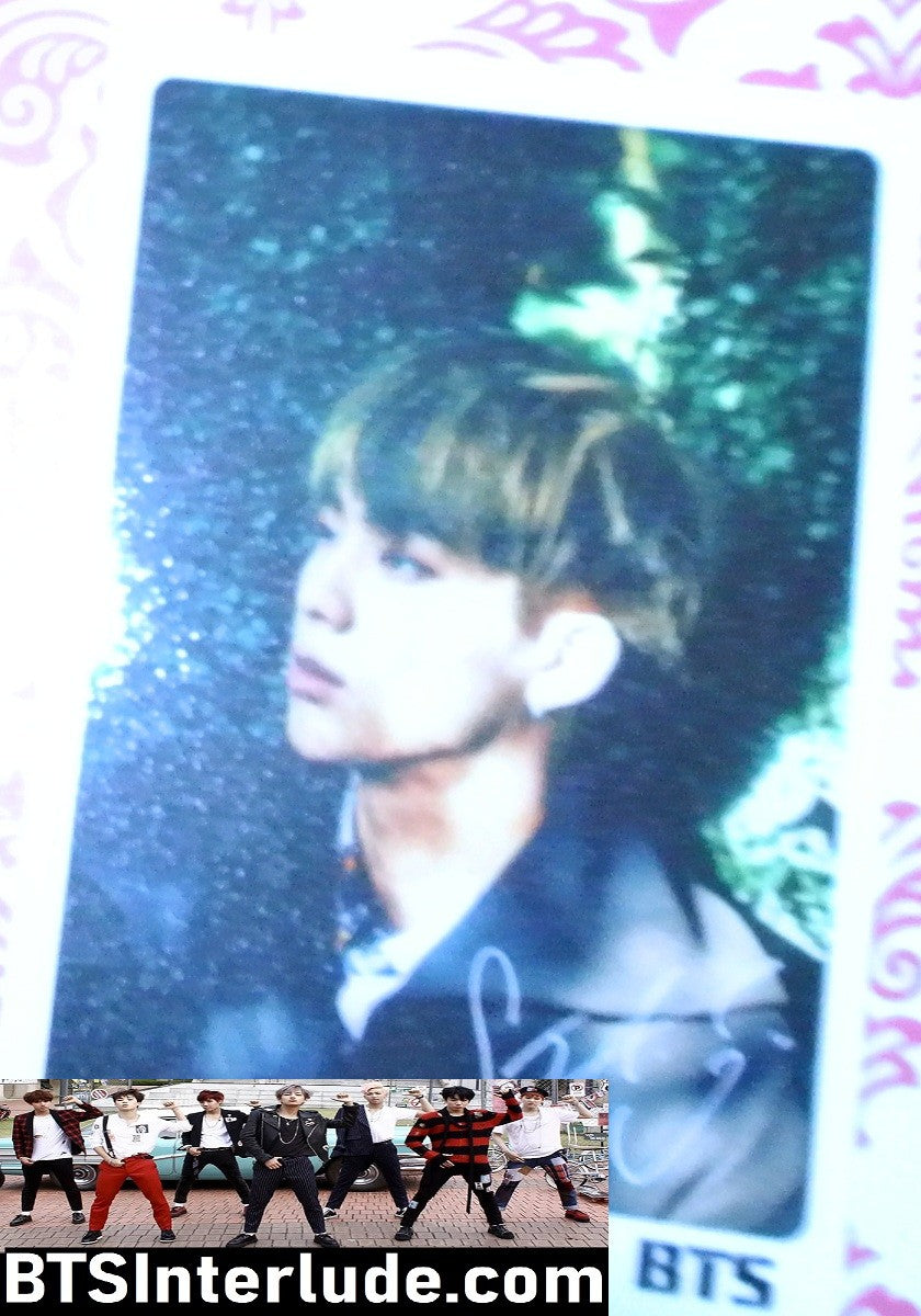 BTS PHOTOCARD FANSITE JIN KIM SEOKJIN 김석진 FOREST YOU NEVER WALK ALONE PHOTO CARD PC