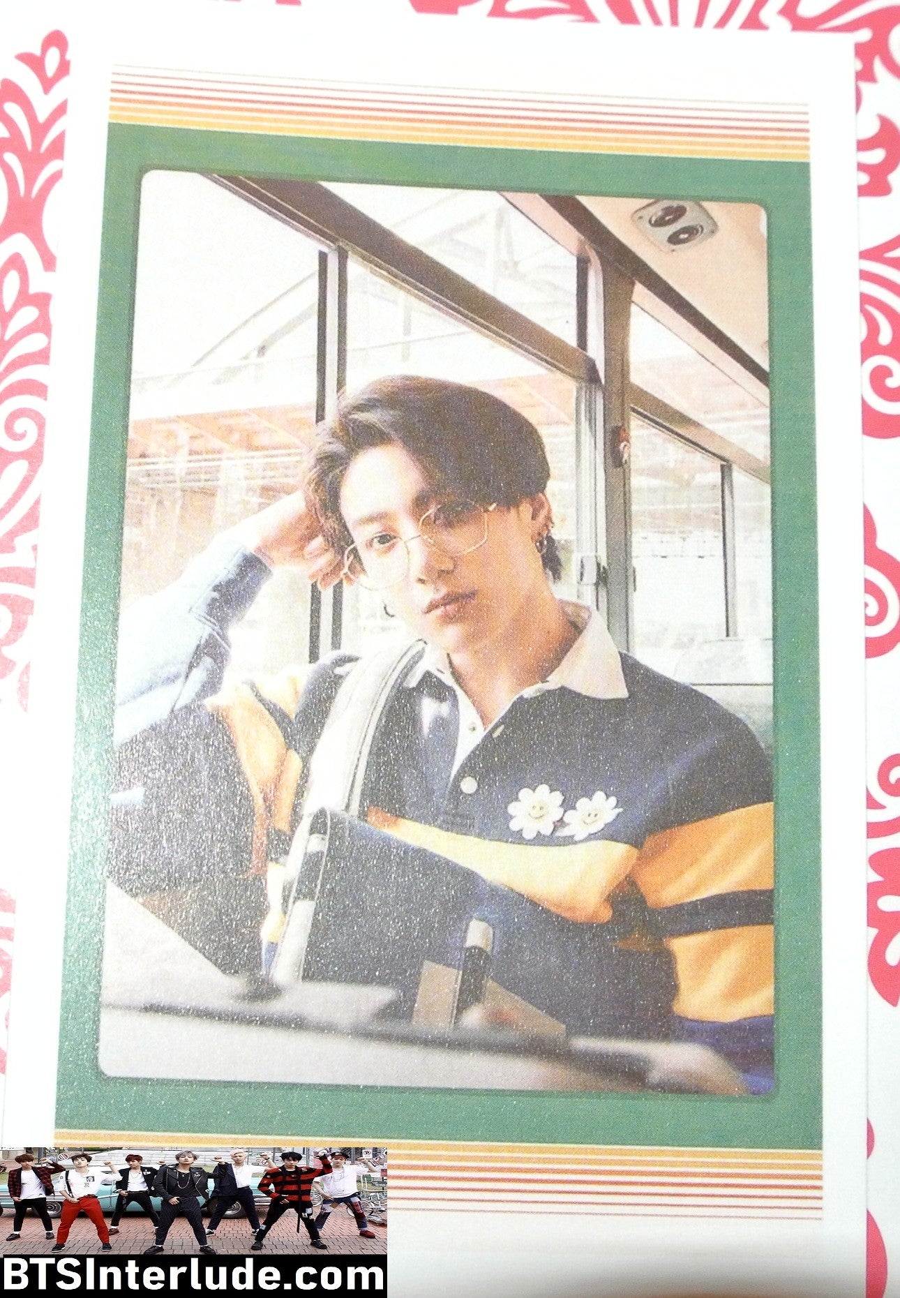 BTS PHOTOCARD FANSITE JEON JUNGKOOK 전정국 2020 MEMORIES BUS PHOTO CARD PC