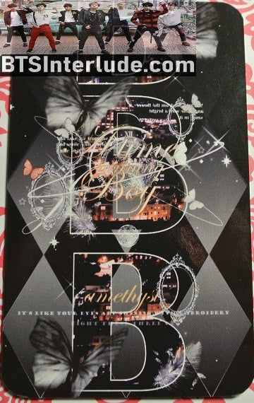 BTS PHOTOCARD FANSITE JEON JUNGKOOK 전정국 A TIME BOY BLUE PHOTO CARD