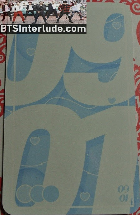 BTS PHOTOCARD FANSITE JEON JUNGKOOK 전정국 BROWN HAIR GREEN WHITE BACKGROUND PHOTO CARD