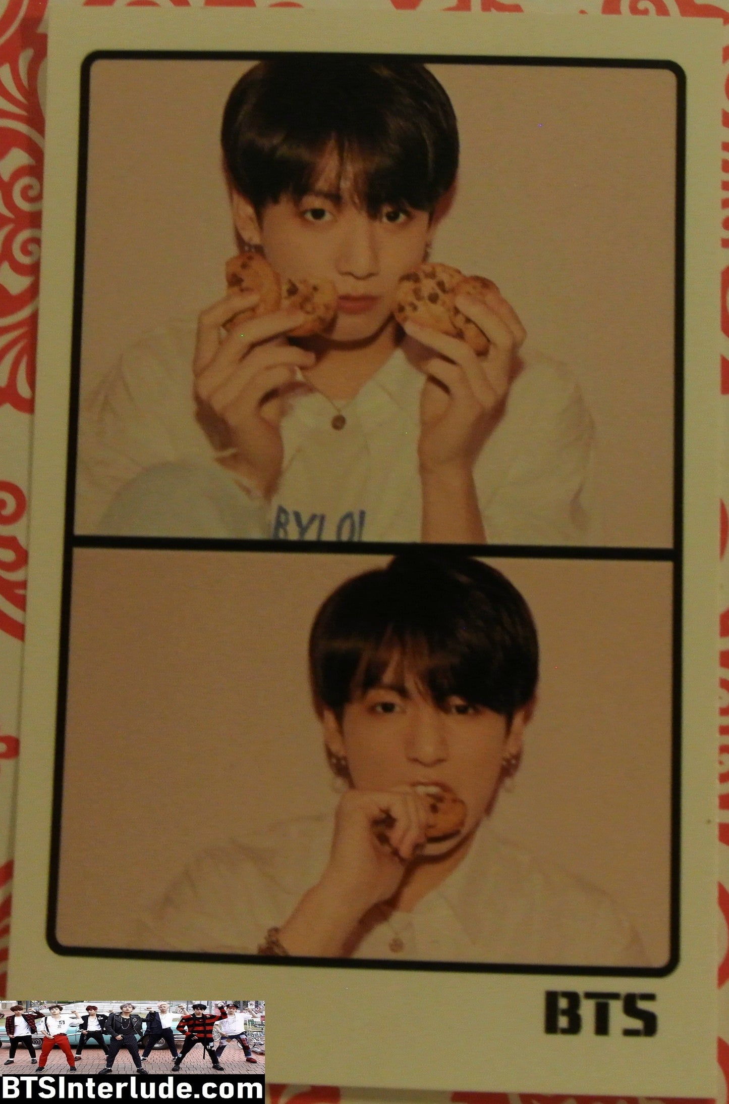 BTS PHOTOCARD FANSITE JEON JUNGKOOK 전정국 MAP OF THE SOUL PERSONA 2 FRAMES COOKIES PHOTO CARD PC