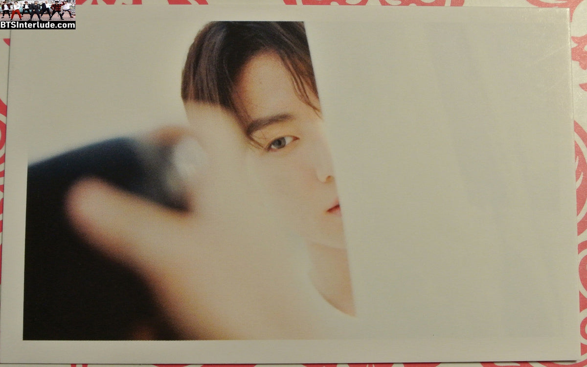 BTS PHOTOCARD FANSITE JEON JUNGKOOK 전정국 WHITE DRAPE HALF PC PHOTO CARD
