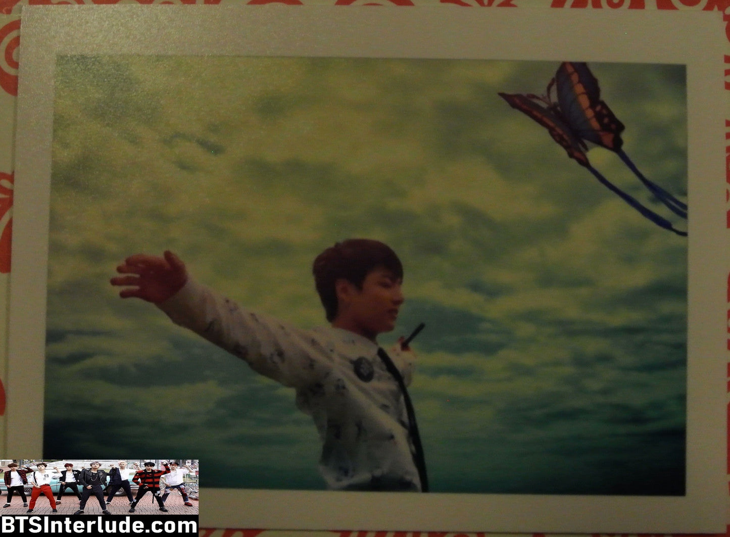 BTS PHOTOCARD FANSITE JEON JUNGKOOK 전정국 YOU NEVER WALK ALONE KITE PROFILE PHOTO CARD PC