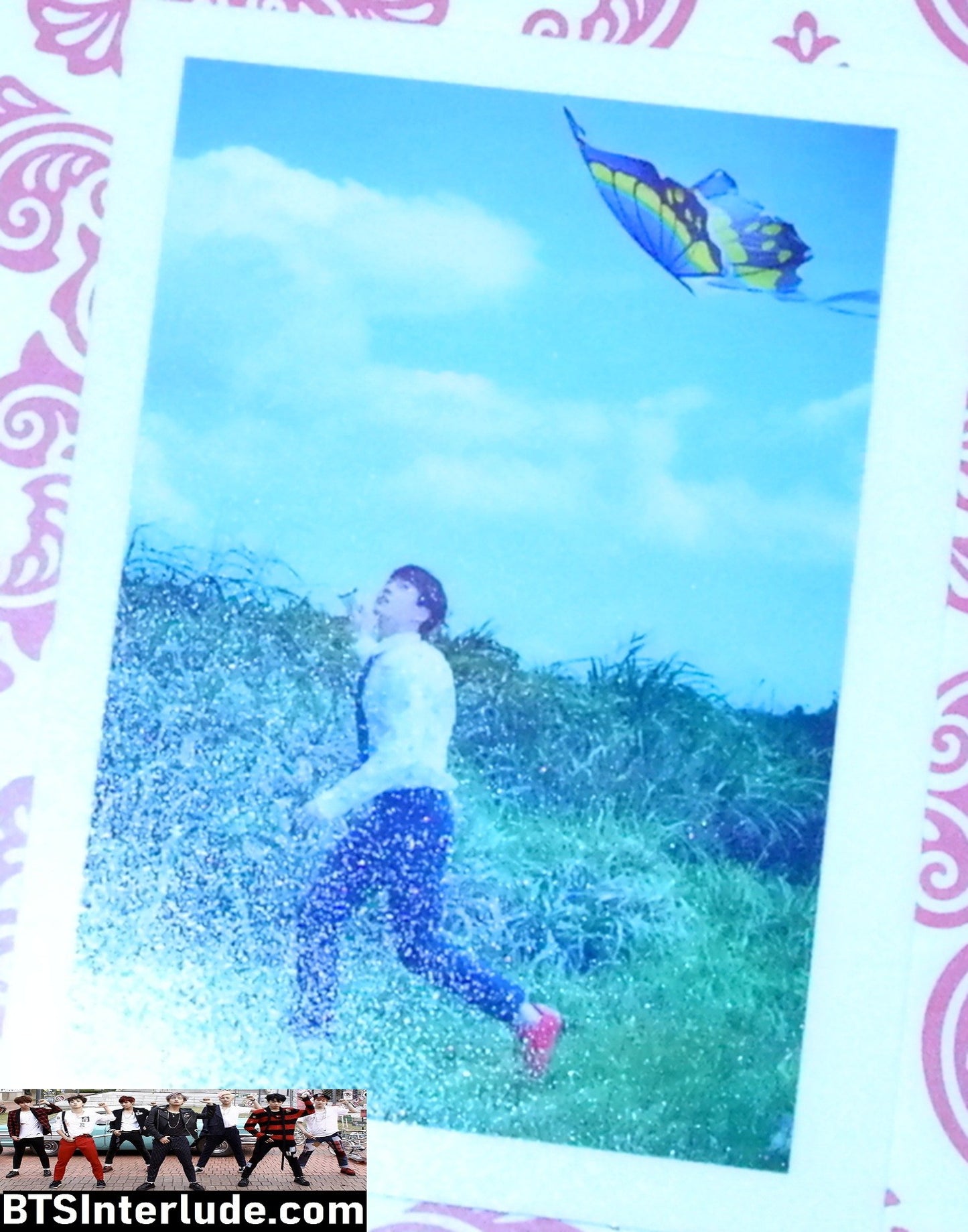 BTS PHOTOCARD FANSITE JEON JUNGKOOK 전정국 YOU NEVER WALK ALONE FLYING KITE PHOTO CARD PC