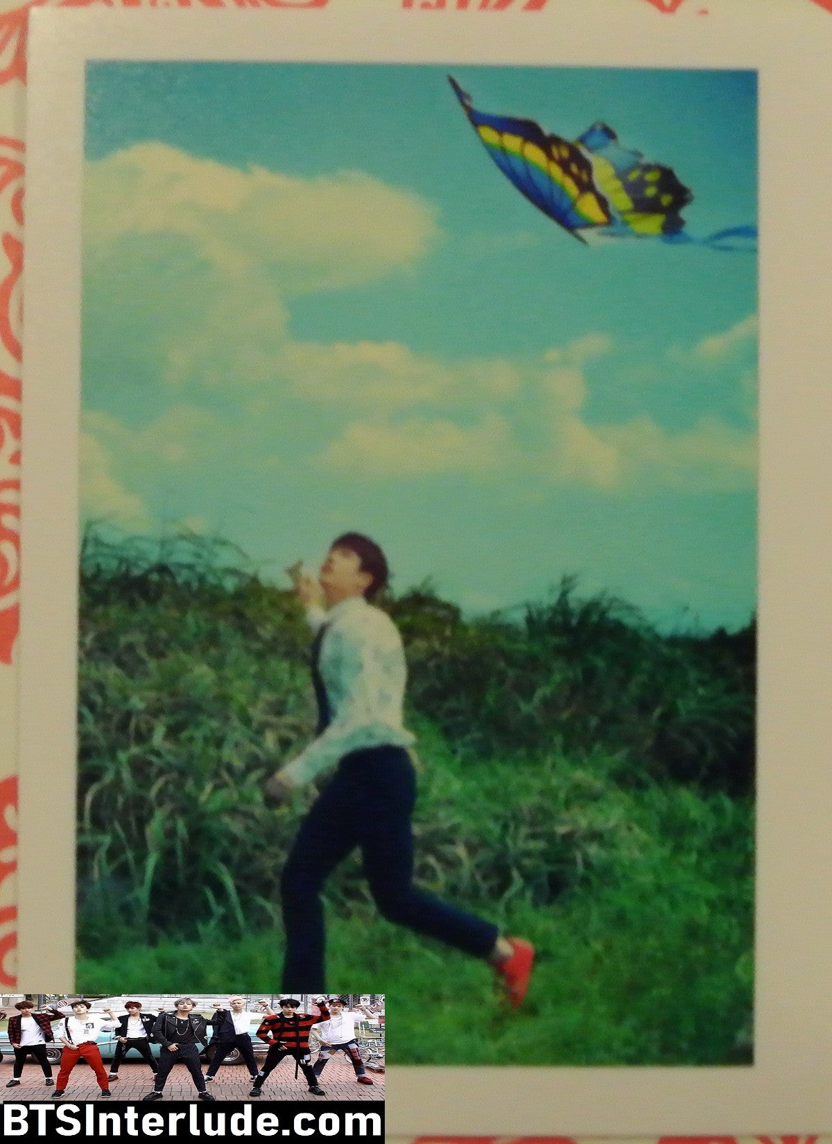 BTS PHOTOCARD FANSITE JEON JUNGKOOK 전정국 YOU NEVER WALK ALONE FLYING KITE PHOTO CARD PC