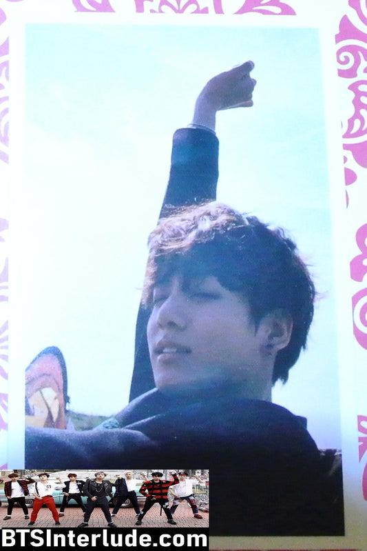 BTS PHOTOCARD FANSITE JEON JUNGKOOK 전정국 YOUNG FOREVER ARM UP SHADOW PHOTO CARD PC