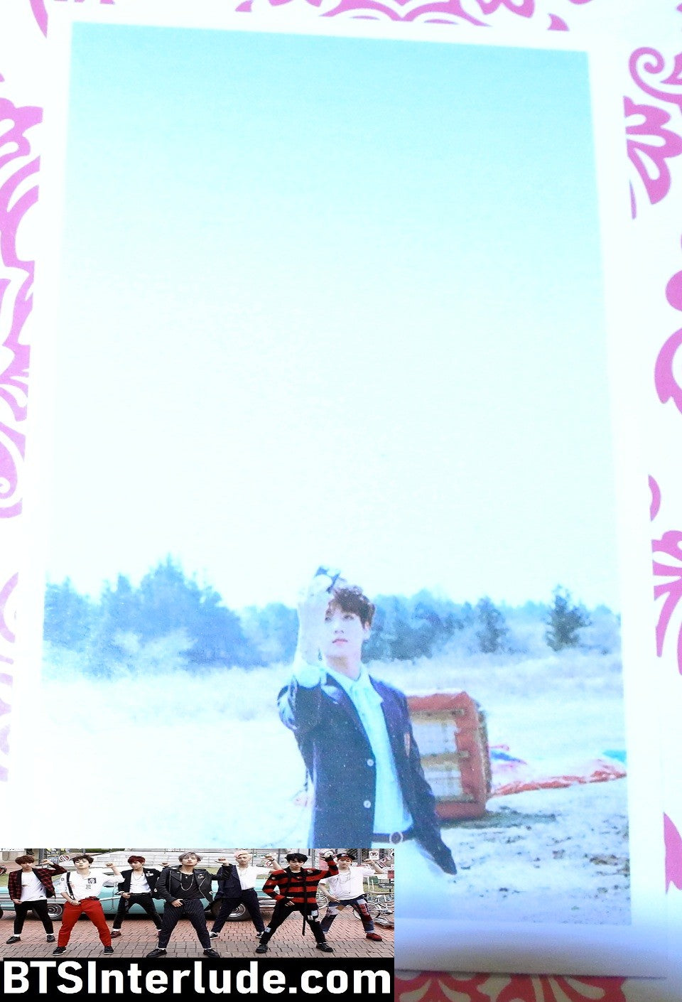 BTS PHOTOCARD FANSITE JEON JUNGKOOK 전정국 YOUNG FOREVER LOWER FRAME SELFIE PHOTO CARD PC