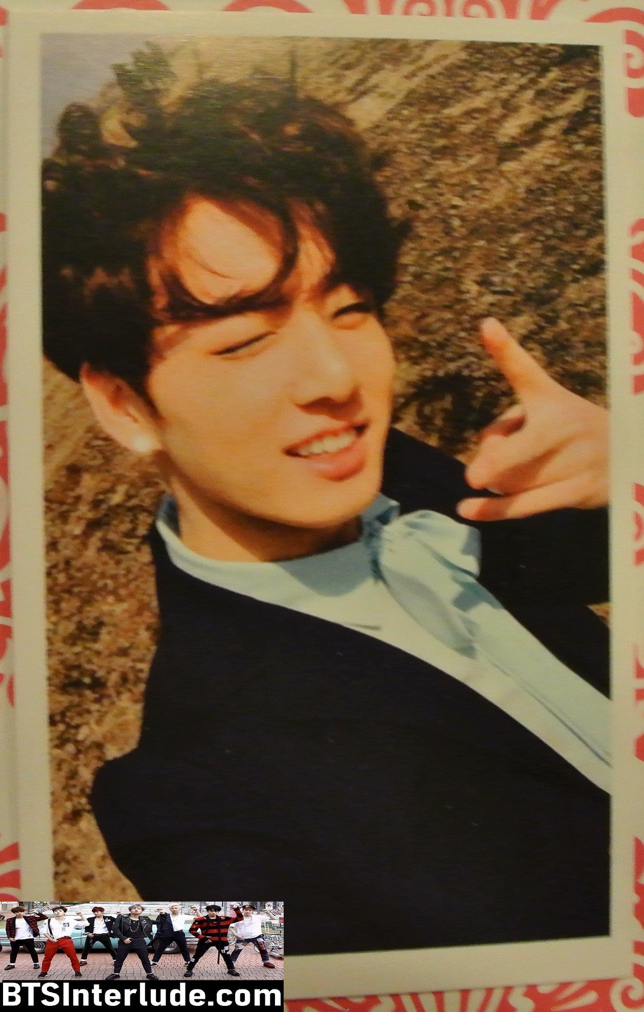 BTS PHOTOCARD FANSITE JEON JUNGKOOK 전정국 YOUNG FOREVER WINDBLOWN V PHOTO CARD PC