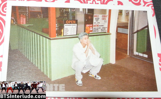 BTS PHOTOCARD FANSITE RM KIM NAMJOON 김남준 DYNAMITE OUTSIDE STORE PHOTO CARD PC