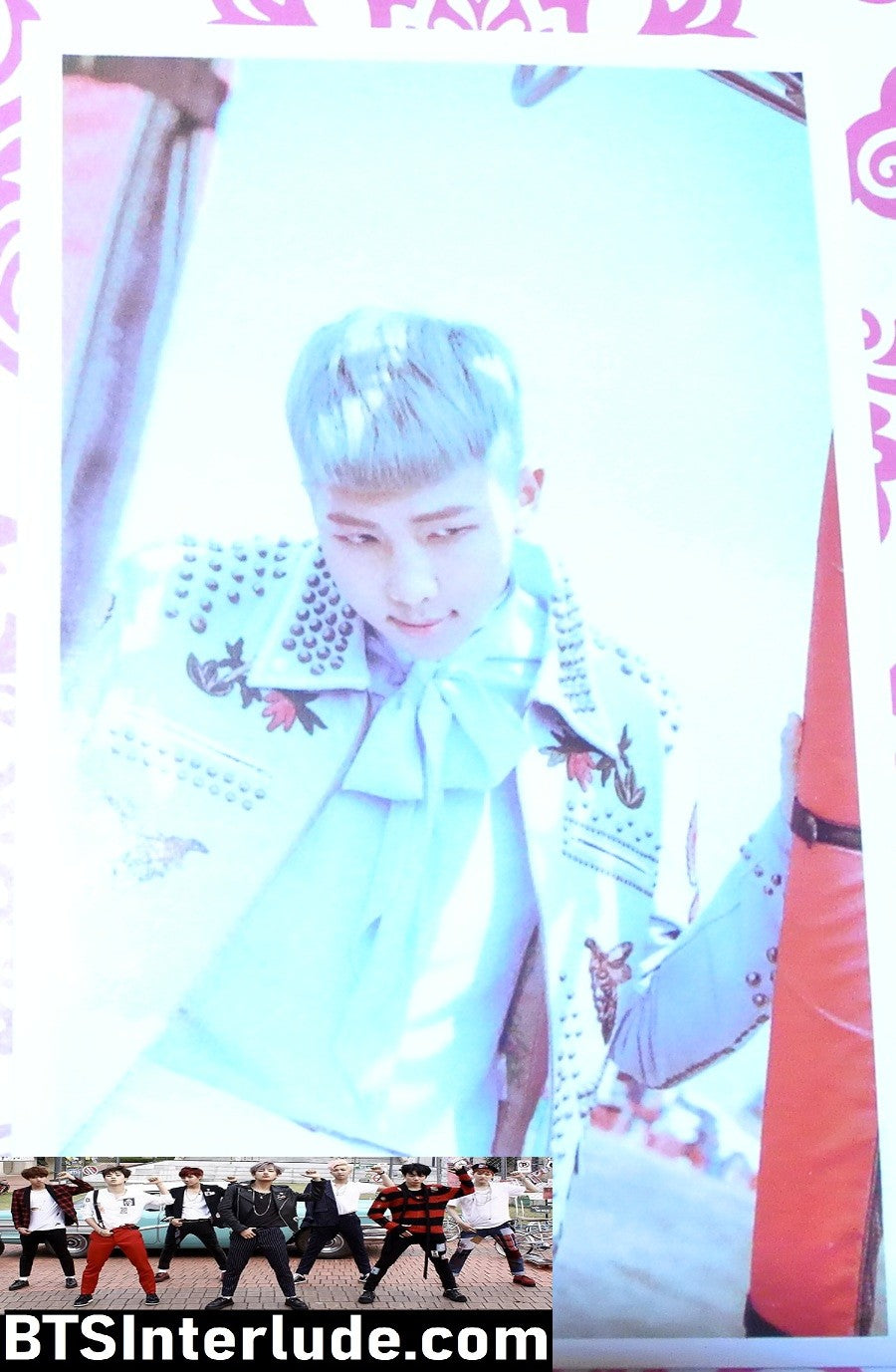 BTS PHOTOCARD FANSITE RM KIM NAMJOON 김남준 YOUNG FOREVER LOOKING DOWN PHOTO CARD PC